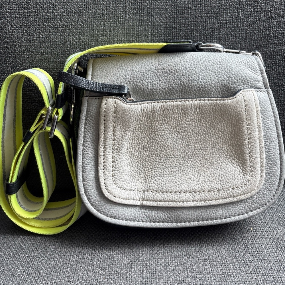 Marc Jacobs Empire City grey and Black Crossbody Bag
